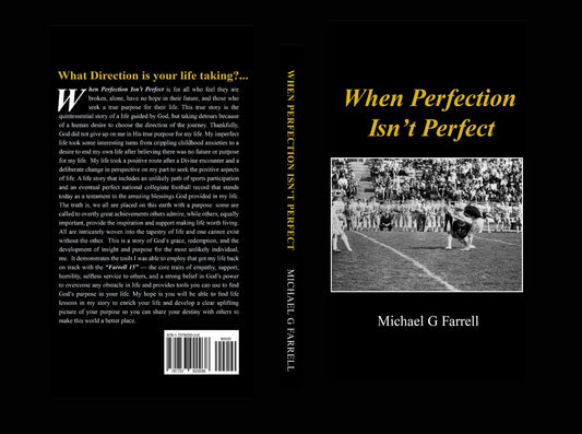 AUTOGRAPHED COPY - When Perfection Isn't Perfect - Hard Cover