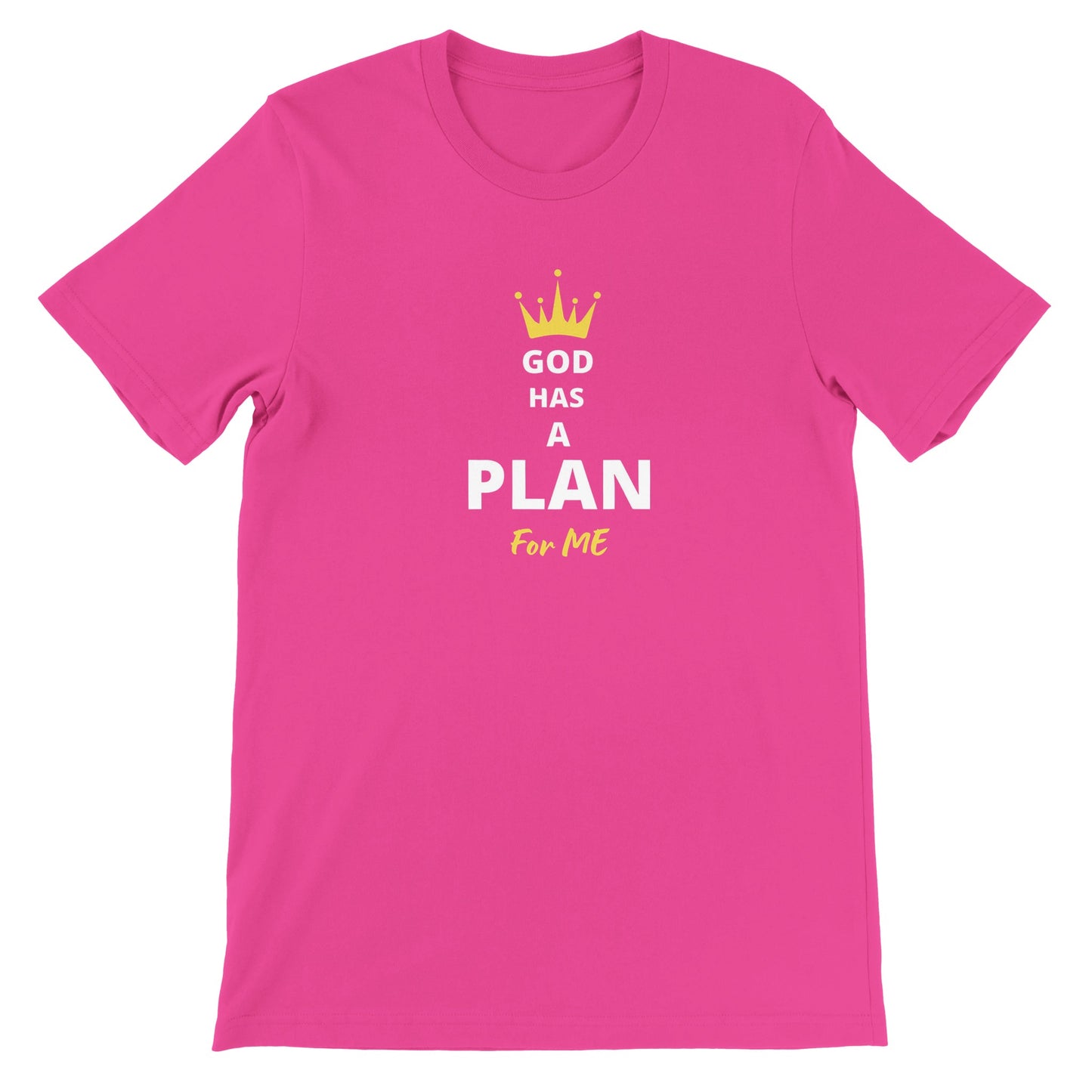 God has a Plan for Me Premium T-Shirt Short Sleeve